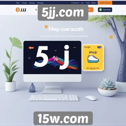 Interface do site 5jj.com se destaca pela usabilidade